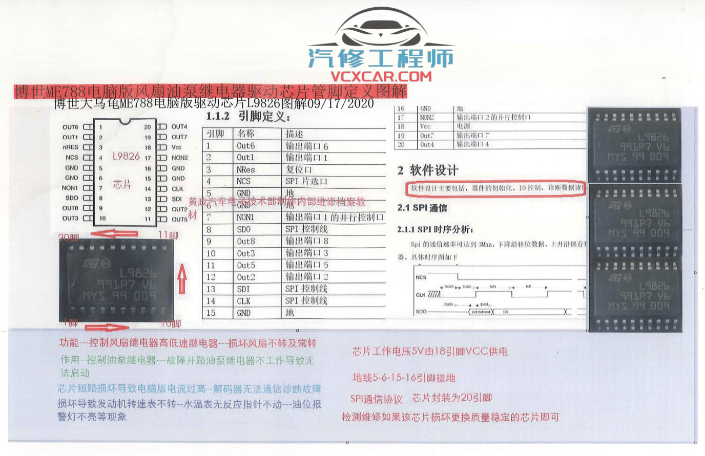 📂汽车电脑板 | ECU 汽车电脑版ECU内部维修资料彩色图解 博士 德尔福 针脚图定义 （64页46M）