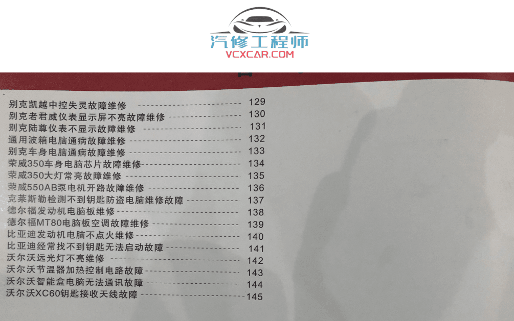 📂汽车电脑板 | ECU 2022年最新 丰田本田通用尼桑福特马自达国产-下（150页871M）