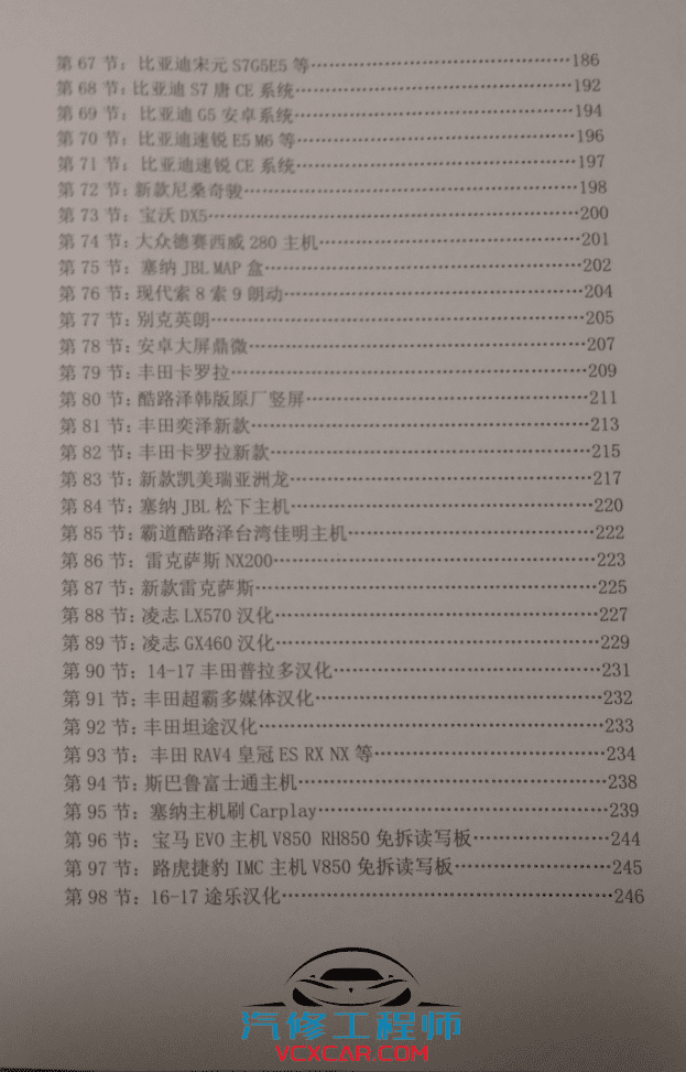 📂汽车导航 | 多媒体主机 2022年最新 丰田大众奥迪奔驰宝马路虎比亚迪多媒体主机汉化与维修（128页574M）