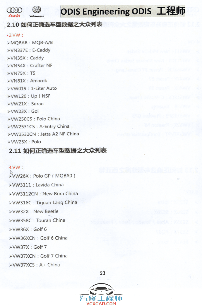 ✅[Free.免费] 大众奥迪 | ODIS专检 工程师ODIS初级教程 自学教程 离线刷写固件 改零件号 刷写参数 LX 2019版 （264M）