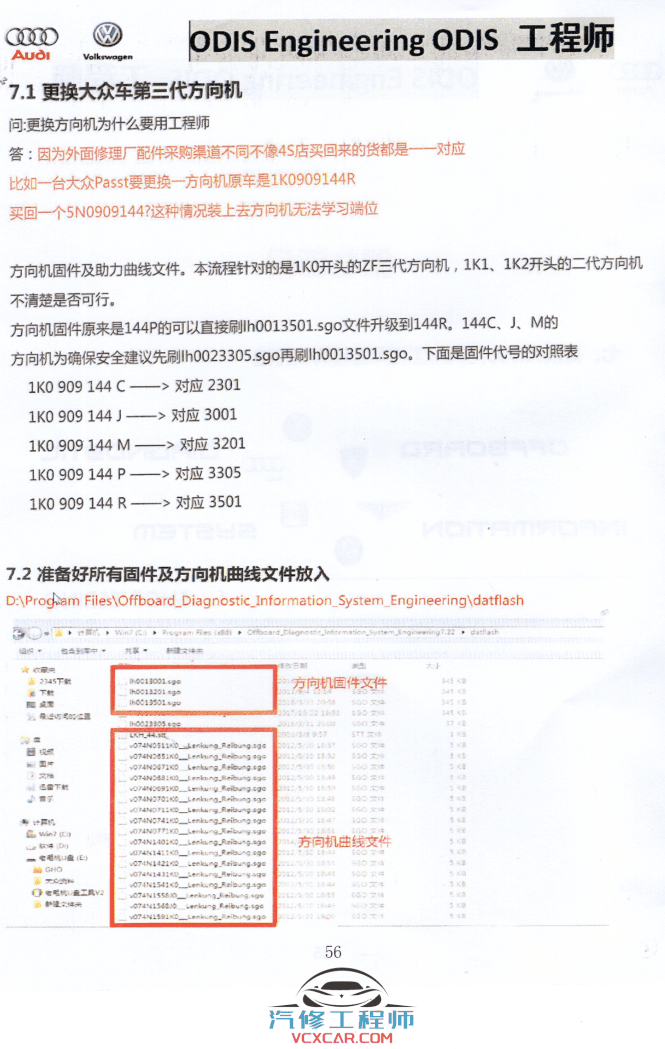 ✅[Free.免费] 大众奥迪 | ODIS专检 工程师ODIS初级教程 自学教程 离线刷写固件 改零件号 刷写参数 LX 2019版 （264M）