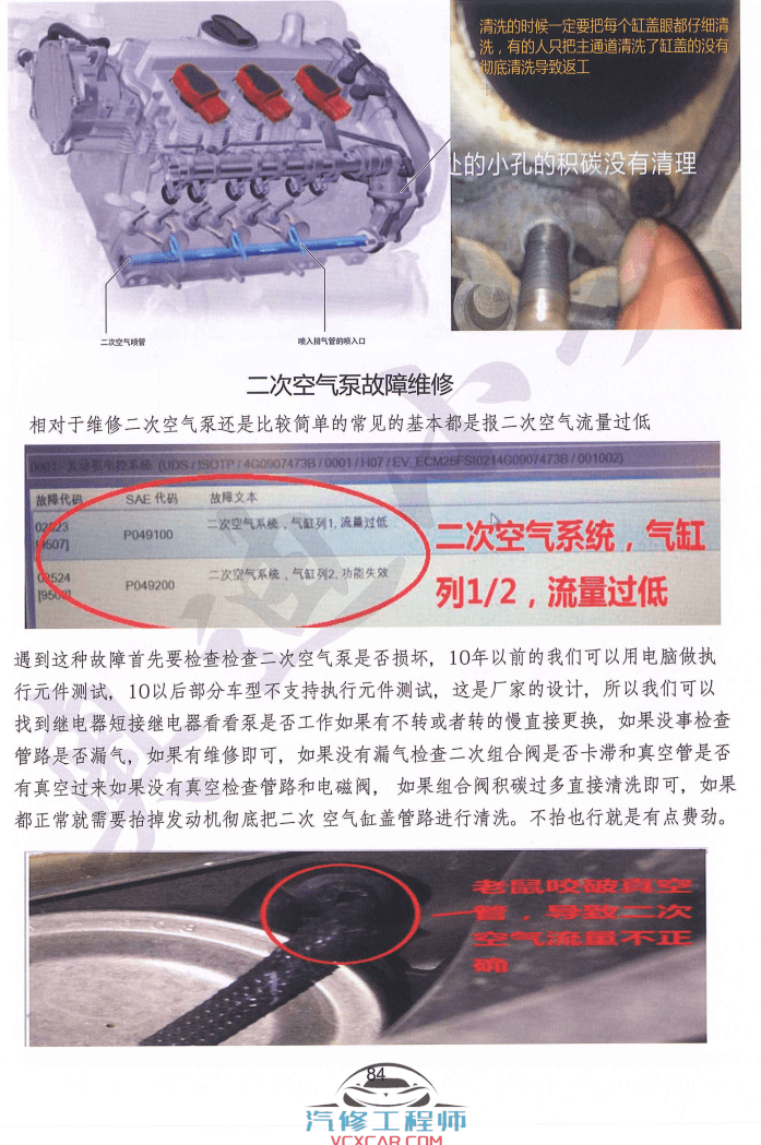 📂奥迪 | Audi 2020年 新版 发动机电控和数据流分析 故障维修分析 有配套视频（638M）