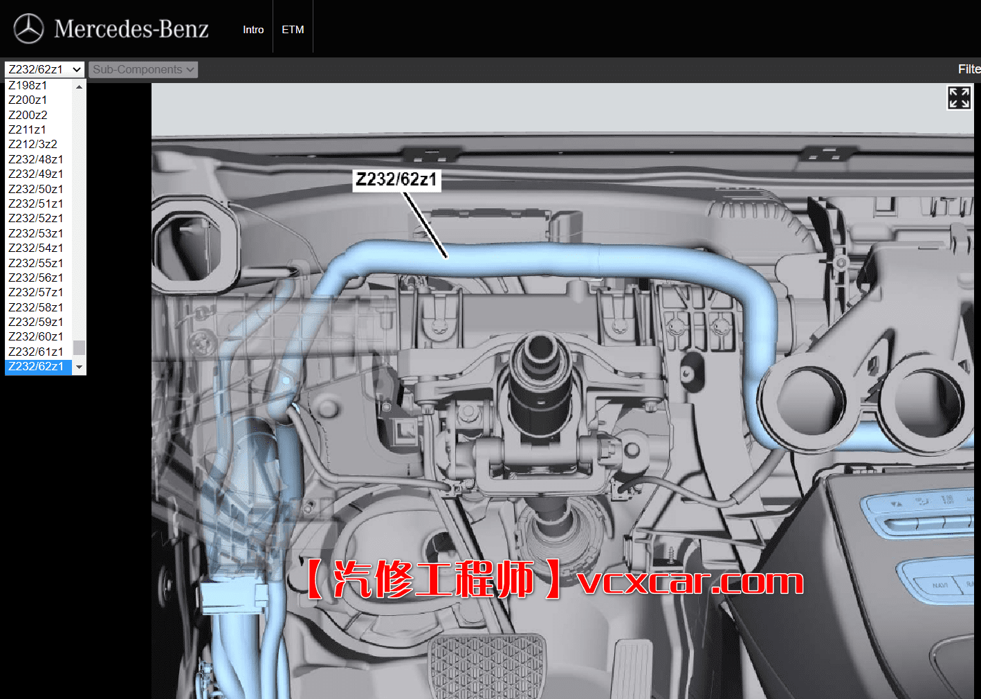 📂奔驰Benz | 位置图 2022版 新奔驰 元件位置查询StarFinder【待更新】