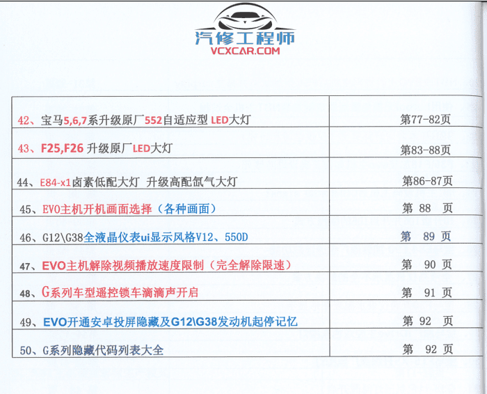 📂宝马BMW | 工程师教程 CHS版:宝马内部升级改装编程培训教程-中册 FSC证书 CIC主机 Tool32 改车架号 激活导航 美规汉化 EVO(100页)