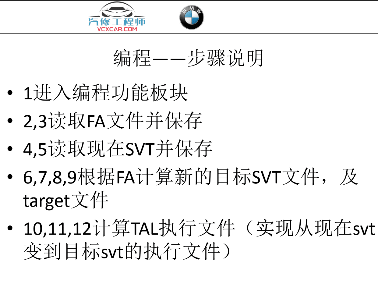 📂宝马BMW | 工程师教程 2016年 BZS版：宝马工程师E-sys初中高级 详细培训教材-上册 编程 设码 刷隐藏 FA修改 模块激活 升级改装（50页）