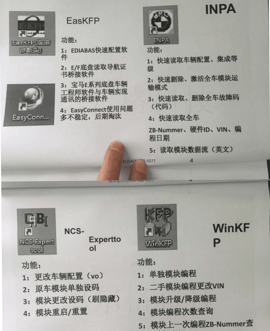 📂宝马BMW | 工程师教程 2016年 AEG版:宝马工程师培训 BMW Coding tool EasKFP WinKFP INPA NCS E-sys Tool32 编程设码(63页)