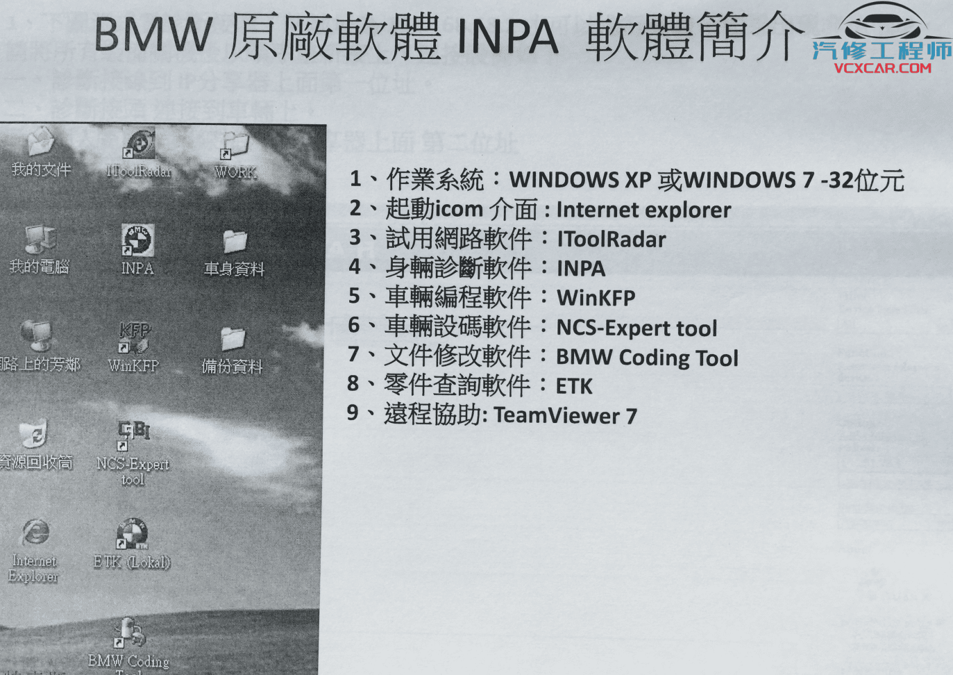 📂宝马BMW | 工程师教程 2014年 CD版:宝马工程师编程改装汉化基础课程 视频+课件(42G)