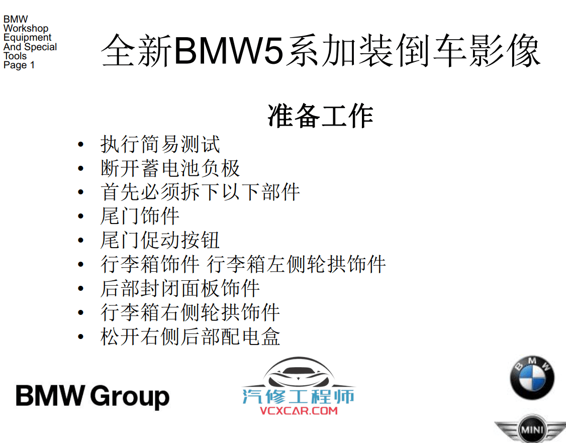 📂宝马BMW | 加装改装资料 原厂加装 E系F系加装, 加装LED大灯 加装倒车影像 加装方向盘 加装低音炮 加装电动尾门 2010年后总结（43份）