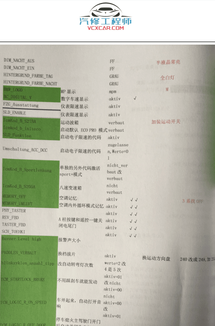 📂宝马BMW | 工程师教程 2017.1 第1版老夏版: 宝马高级工程师培训手稿 证书导入删除 导航升级 刷后视镜 低配改高配 加装案例 上+下(200页142M)