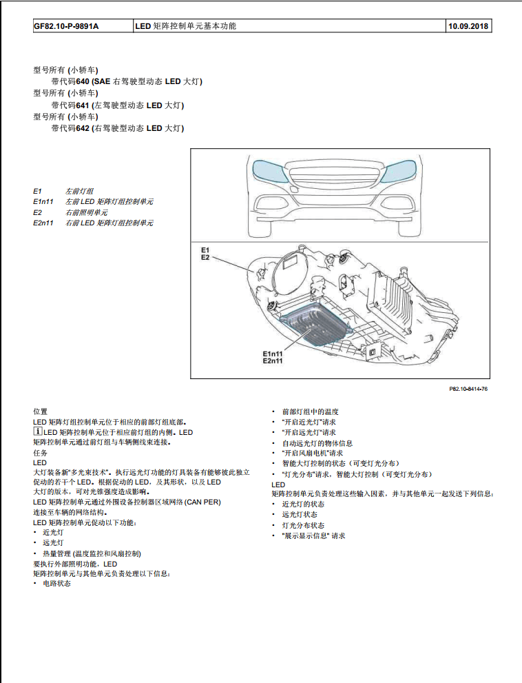 ✅[Free.免费] 奔驰 | Benz 2018年 新款奔驰原厂资料 结构原理和基本功能说明(218份)