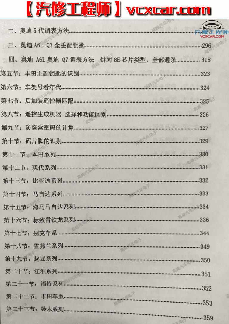 📂奔宝奥 | 钥匙匹配 2018年 奔驰宝马大众奥迪 汽车电子配钥匙 电脑通病维修(VVDi实战载图) (1.55G)