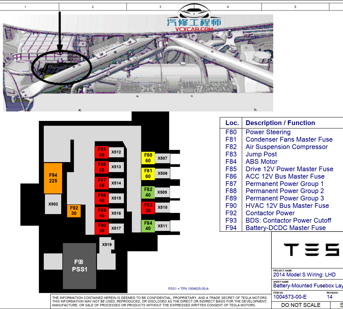 📂特斯拉 | Telsa 2019~2015年 特斯拉 高压技术培训+Model电路图+维修手册 打包整理（中英文）