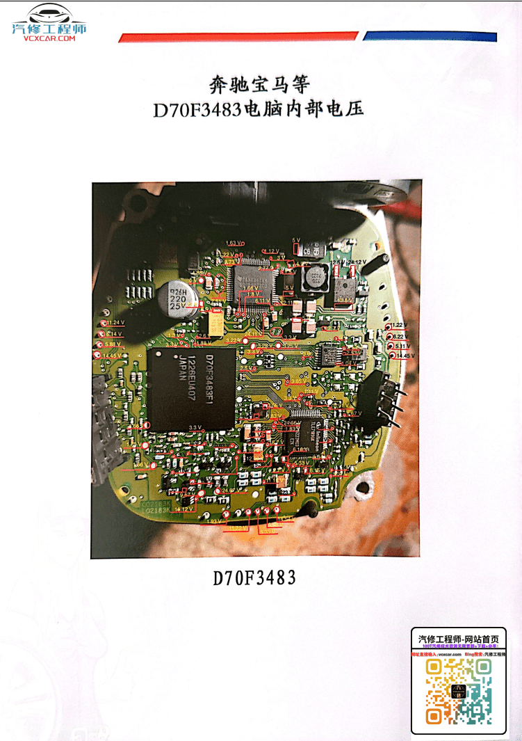 📂方向机 | 维修 瑞华德系美系日系国产 方向机模块维修手册 测量与技巧 电脑芯片控制单元 故障分析维修教程+方向机数据 (123页)