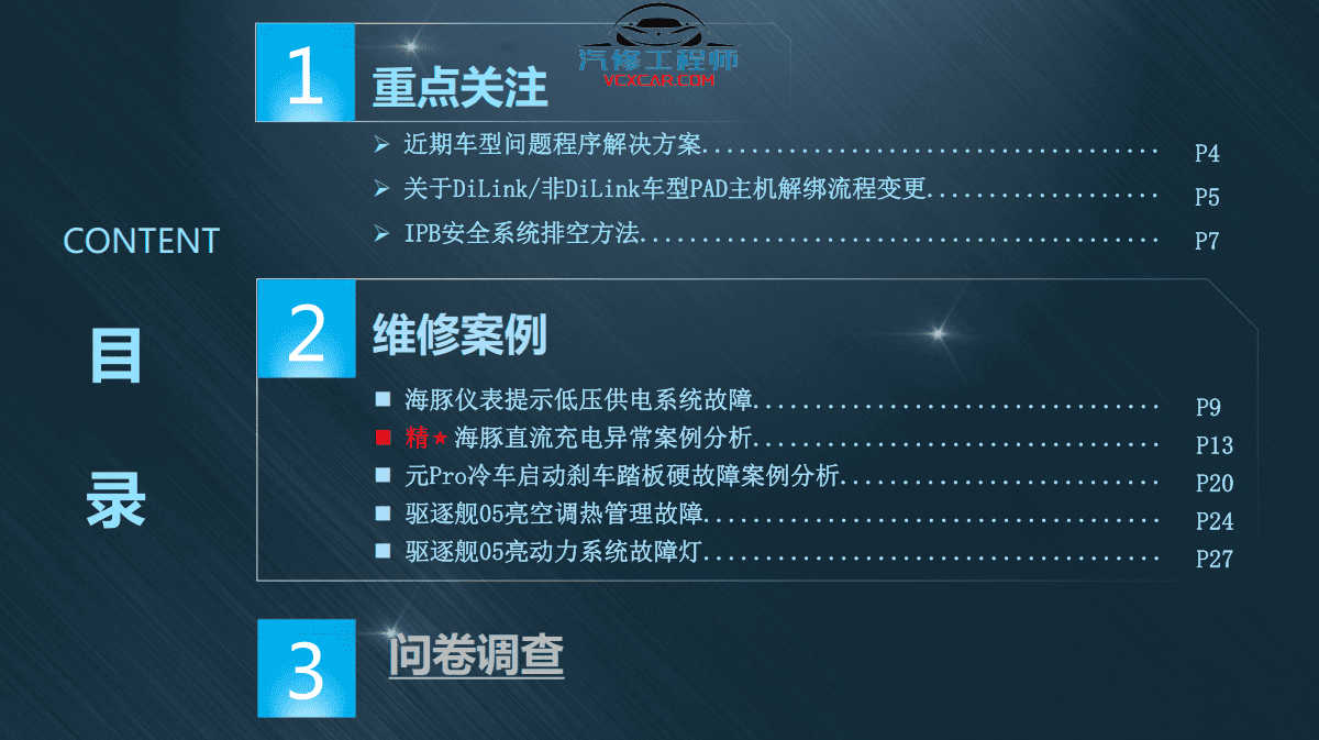 🎓[SVIP·积分] 比亚迪BYD | 故障案例 2022~2016年 新能源+混动+燃油车 技术通报 故障案例 02 (1G 74份)