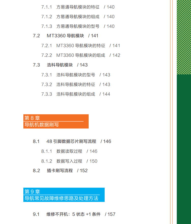 📂导航 | 教程 2023年 汽车导航维修从入门到精通 高清彩色版（196页）