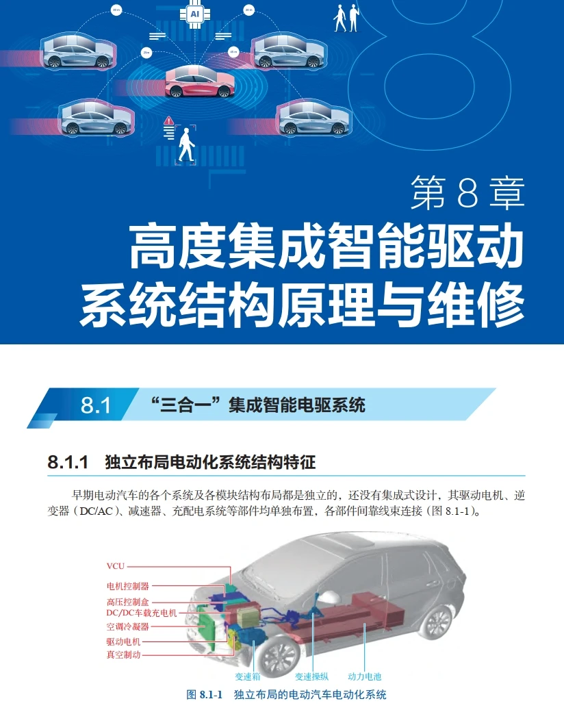 📂新能源 | 书籍 2024.5 新能源汽车维修从入门到精通_226页（15M）[高压 充电 配电 驱动 空调 热管理 减速器]