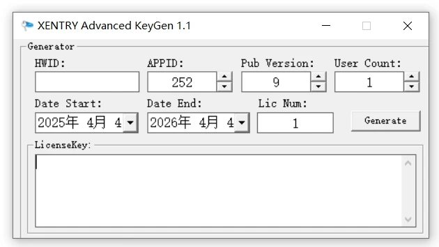 📂奔驰Benz | 诊断系统Xentry 通用注册机+注册机中英文教程XENTRY.Advanced.Keygen