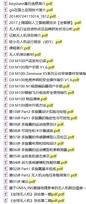 🟥[SVIP·专享] 无人机系列 | 专业无人机技术理论基础 各个系统零件组成+设计+制作原理（5G）（2025.5.11更新）