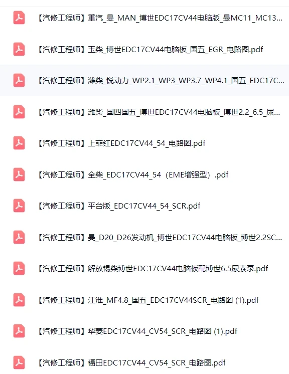 📂柴油车 | 资料 整理8：康明斯发动机维修 国六维修资料（7.4G）