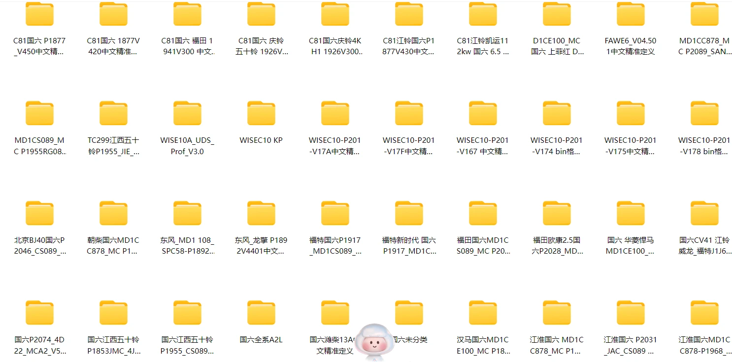 🎓[SVIP·积分] 柴油车 | 数据 整理10：国六柴油车数据包天然气WinOLS A2L/KP自定义 DCU优化 精准定义 最强标定（3200份 18.6G）