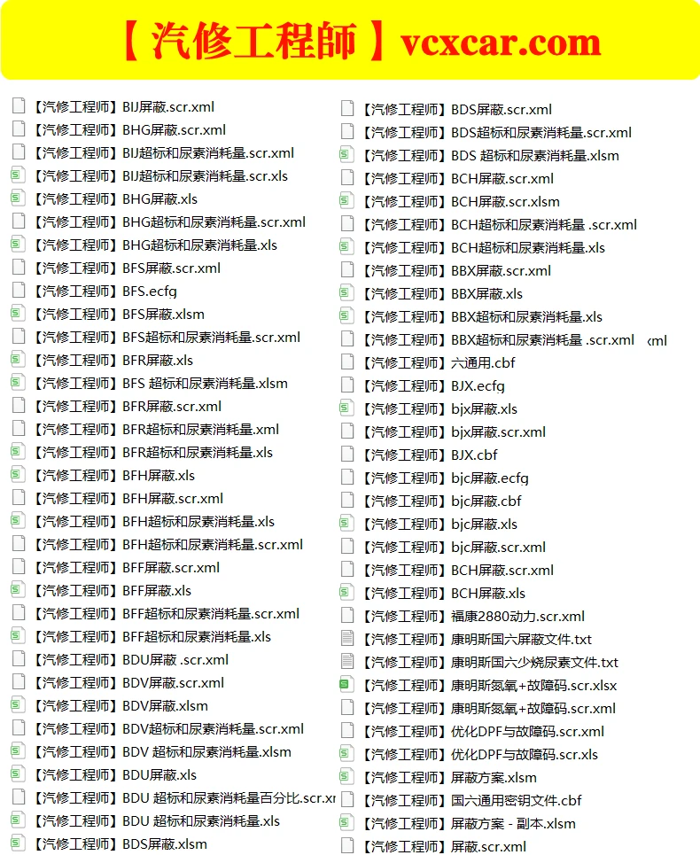 📂柴油车 | 资料 整理20：电喷标定逻辑+故障诊断+控制逻辑+针脚定义+原厂数据+未就绪资料（7500份 20.5G）