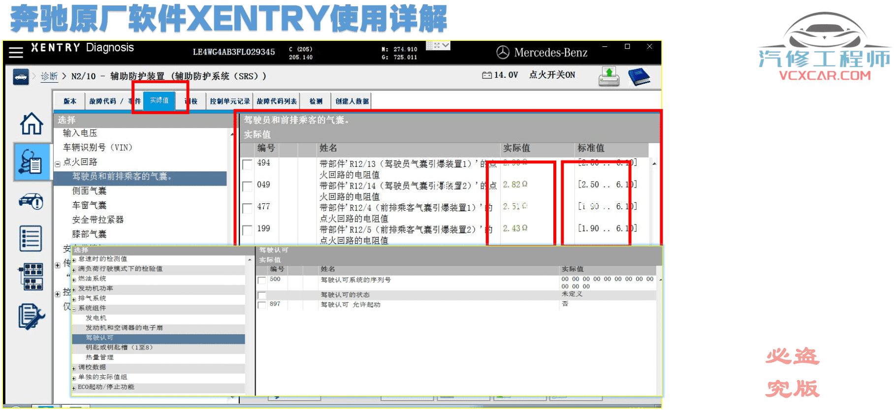 🟥[SVIP·培训课程] 奔驰 | Benz 2022年 ZH版: 奔驰原厂诊断/工程师系统1-4进阶培训 Vediamo DTS 9.02改装 培训课件(627页90M)